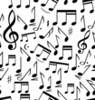 Musical notes - seamless