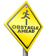 Illustration: obstacle ahead obstacle ahead