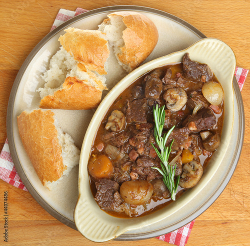 Foto: French Beef Bourguignon Stew French Beef Bourguignon Stew