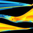 Glowing Energy Mosaic Wave