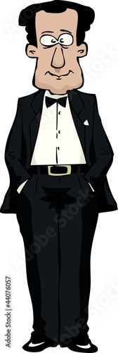 Vektor: In a tuxedo In a tuxedo