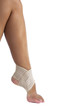 injured ankle with bandage