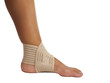 injured ankle with bandage