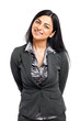 Happy businesswoman