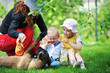 Photo: Family with dog Family with dog