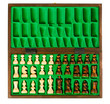 wooden chess pieces