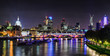London skyline by night