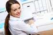Young businesswoman in the office