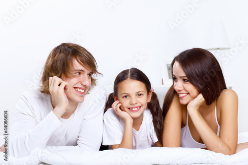 Photo: Family at home Family at home