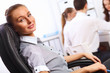 Young businessmen working in the office