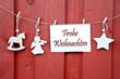 Frohe Weihnachten Karte