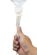 hand adjust an IV flow rate