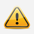 Triangular warning sign