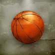 Vector: Basketball, old-style vector Basketball, old-style vector