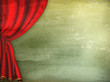 Theater curtain, old-style vector