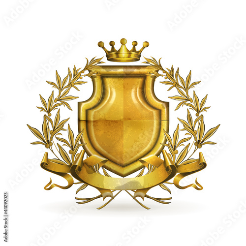 Vector: Coat of arms, old-style vector isolated Coat of arms, old-style vector isolated