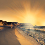 Sunset at beach
