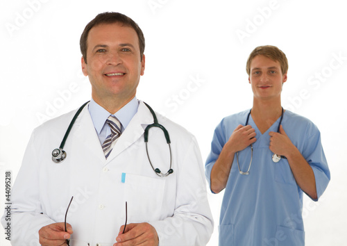 Photo: Portrait of two doctors Portrait of two doctors