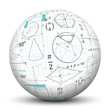 Mathematik, Kugel, 3D, Mathe, Kreise, Symbole, Zeichen, Kegel