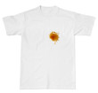 coffee drink stain on a t shirt