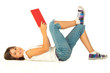 Mädel liest Buch 19.09.12