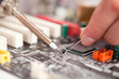 Photo: Reparation of electronic components Reparation of electronic components