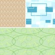 Vektor: Seamless Retro Patterns - can be repeated endlessly Seamless Retro Patterns - can be repeated endlessly