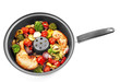 Photo: Roasted chicken with vegetables Roasted chicken with vegetables