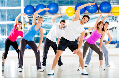 Photo: People at the gym People at the gym