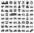 big transportation icon set