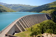 Barrage et lac de Roselend Barrage et lac de Roselend