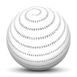 Pi, 3,14159, Spirale, Mathematik, Mathe, Kugel, 3D, Kreiszahl