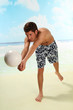 Junge im Urlaub