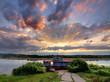 Sunrise over river
