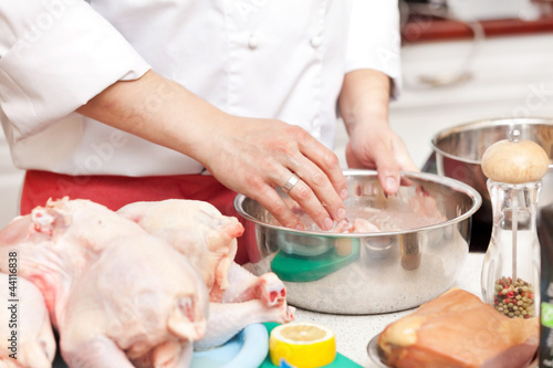 Photo: Chef preparing food Chef preparing food
