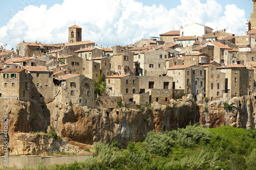 Photo: Panorama of Pitigliano, Tuscany Panorama of Pitigliano, Tuscany