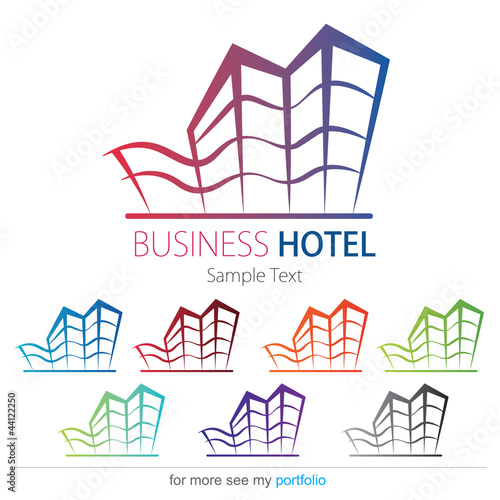 Logo Design Hotel on Company  Business  Logo Design  Vector  Hotel  Resort  Building