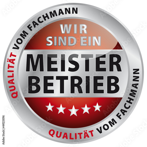 Vektor: Meisterbetrieb - Qualität vom Fachmann Meisterbetrieb - Qualität vom Fachmann