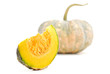 Piece Of Pumpkin Isolated On W...