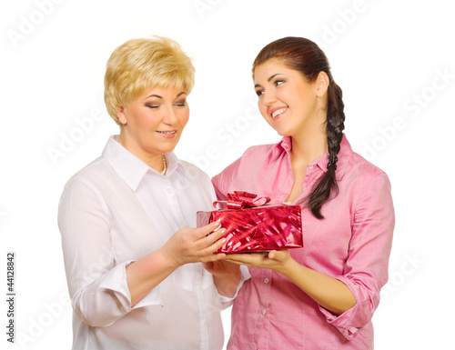 Photo: Senior woman with her daughter Senior woman with her daughter