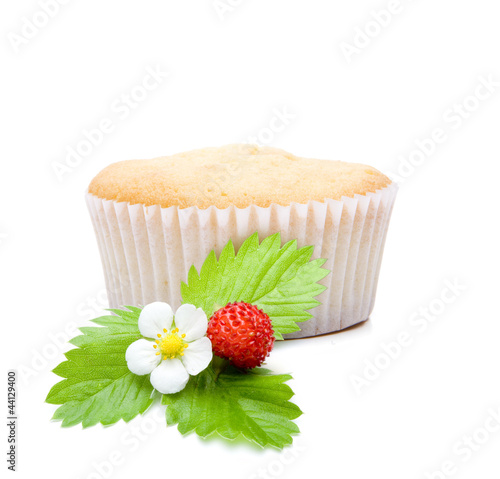 Foto: Walderdbeere mit Muffin Walderdbeere mit Muffin