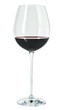 red wine in glass