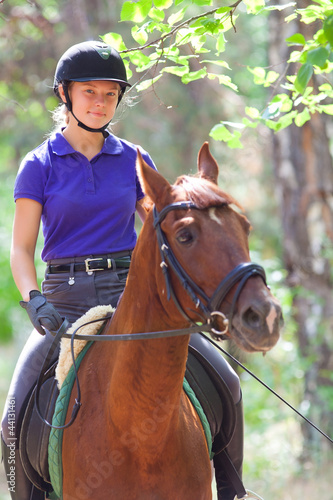 Photo: Girl on horse Girl on horse