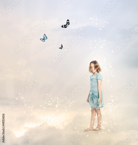 Photo: Girl in the Clouds Girl in the Clouds