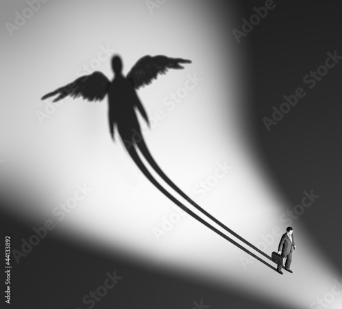 Illustration: Business angel Business angel