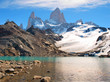 Foto: Beautiful landscape with Mt Fitz Roy in Patagonia, South America Beautiful landscape with Mt Fitz Roy in Patagonia, South America