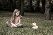 Photo: Sad girl portrait. Sad girl portrait.
