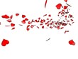 Illustration: Hearts blowing in the wind Hearts blowing in the wind