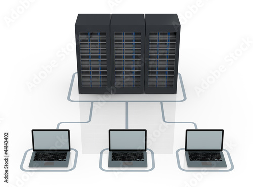 Illustration: concept of computer network concept of computer network
