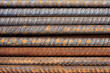 Rusty Rebar Rods Metallic Pattern
